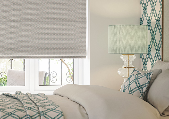 Rae Trellis, Wedgewood - Roman Blind - Image 5